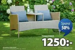 JYSK FASTERHOLT trädgårdsbänk erbjuda