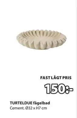 JYSK TURTELDUE fågelbad erbjuda