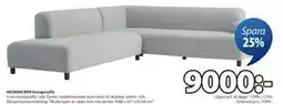 JYSK HEDEBACKEN loungesoffa erbjuda