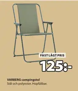 JYSK VARBERG campingstol erbjuda