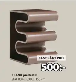JYSK KLANK piedestal erbjuda