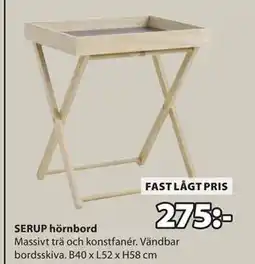 JYSK SERUP hörnbord erbjuda