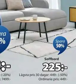 JYSK NYBO soffbord erbjuda