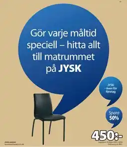 JYSK ASAA matstol erbjuda
