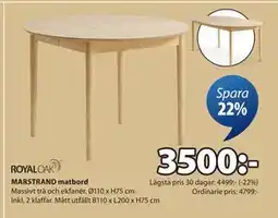 JYSK MARSTRAND matbord erbjuda
