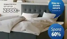 JYSK Sänggavel 160x124 cm erbjuda