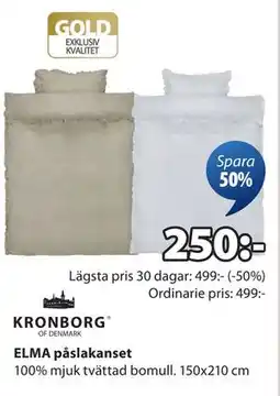 JYSK ELMA påslakanset erbjuda