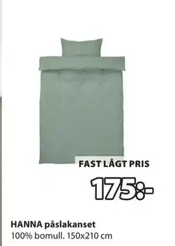 JYSK HANNA påslakanset erbjuda