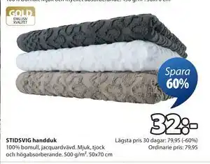 STIDSVIG handduk