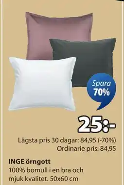 JYSK INGE örngott erbjuda