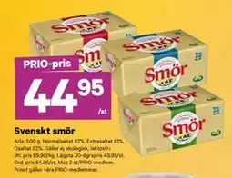 City Gross Svenskt smör, Pris i appen erbjuda