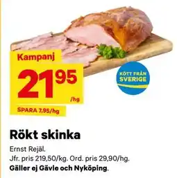 City Gross Rökt skinka erbjuda
