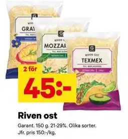 City Gross Riven ost erbjuda