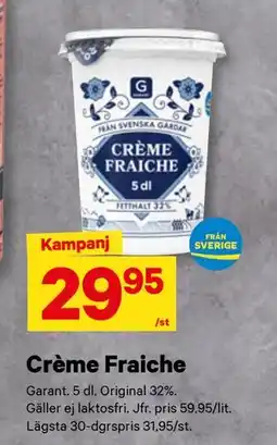 City Gross Crème Fraiche erbjuda