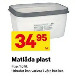 City Gross Matlåda plast erbjuda