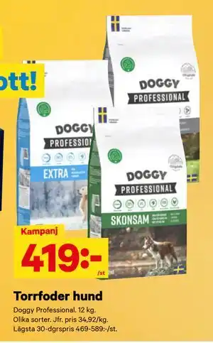 City Gross Torrfoder hund erbjuda