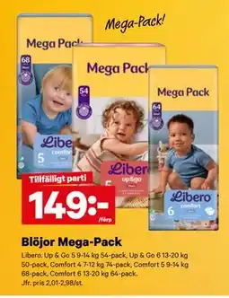 City Gross Blöjor Mega-Pack erbjuda