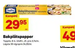 City Gross Bakplåtspapper erbjuda