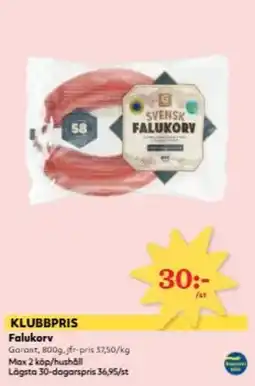 Hemköp Garant Falukorv erbjuda