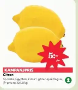 Hemköp Citron erbjuda