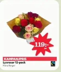 Hemköp Lyxrosor 12-pack erbjuda