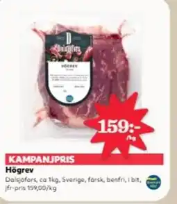 Hemköp Dalsjöfors Högrev erbjuda