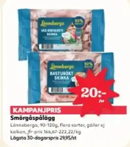 Hemköp Lönneberga Smörgåspålägg erbjuda