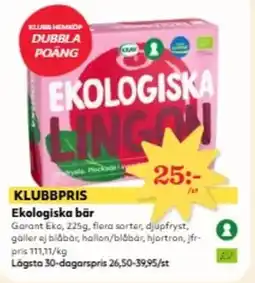 Hemköp Garant Ekologiska bär erbjuda
