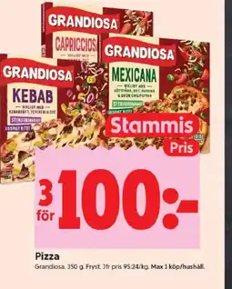 ICA Kvantum GRANDIOSA Pizza erbjuda