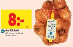 ICA Kvantum ICA Gul lök i nät erbjuda