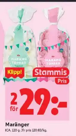 ICA Kvantum ICA Maränger erbjuda