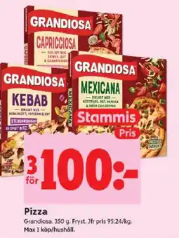 ICA Kvantum GRANDIOSA Pizza erbjuda