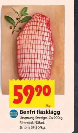 ICA Kvantum Benfri fläsklägg erbjuda