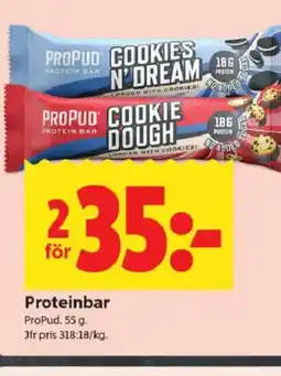 ICA Kvantum PROPUD Proteinbar erbjuda