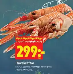 ICA Kvantum Havskräftor erbjuda