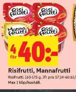 ICA Kvantum Risifrutti, Mannafrutti erbjuda