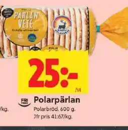 ICA Kvantum Polarbröd Polarpärlan erbjuda