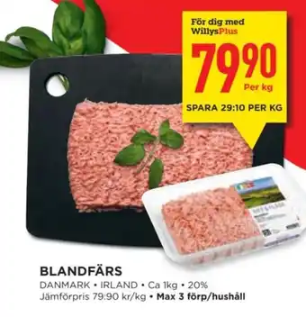 Willys Blandfärs erbjuda