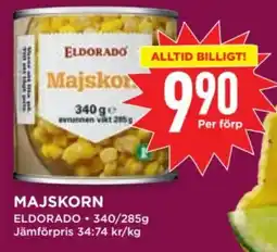 Willys ELDORADO Majskorn erbjuda
