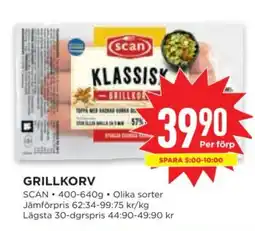 Willys SCAN Grillkorv erbjuda