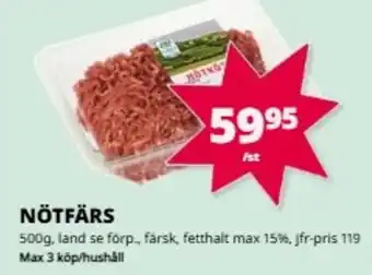Nötfärs