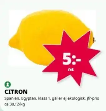 Tempo Citron erbjuda