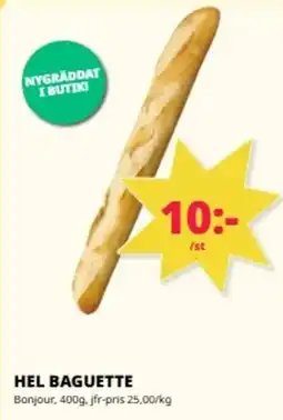 Tempo Hel baguette erbjuda