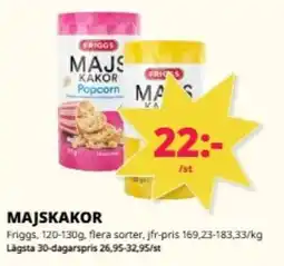 Tempo FRIGGS Majskakor erbjuda