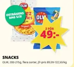 Tempo OLW Snacks erbjuda