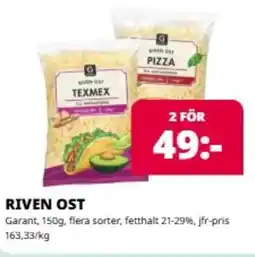 Tempo GARANT Riven ost erbjuda