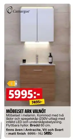 Bauhaus MÖBELSET ARK VALNÖT erbjuda