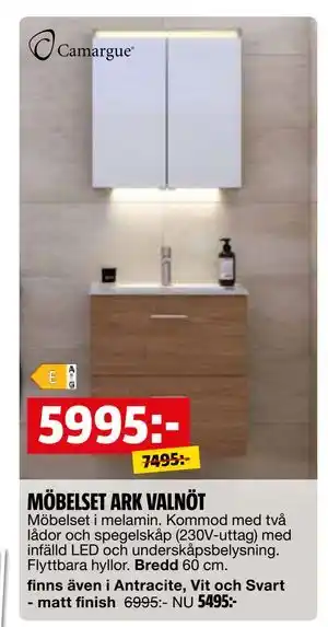 MÖBELSET ARK VALNÖT