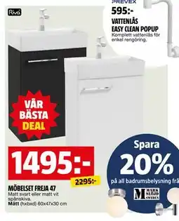 Bauhaus MÖBELSET FREJA 47 erbjuda