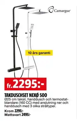 Bauhaus TAKDUSCHSET NEXØ 500 erbjuda